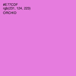 #E77CDF - Orchid Color Image
