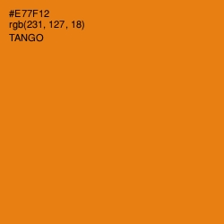 #E77F12 - Tango Color Image