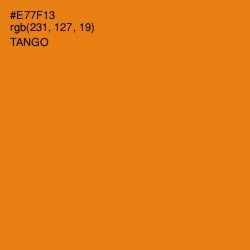 #E77F13 - Tango Color Image