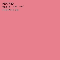 #E77F8D - Deep Blush Color Image