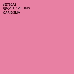 #E780A2 - Carissma Color Image