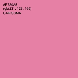 #E780A5 - Carissma Color Image