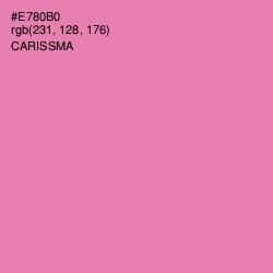 #E780B0 - Carissma Color Image