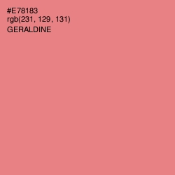 #E78183 - Geraldine Color Image