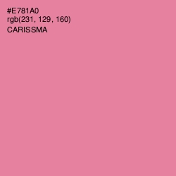 #E781A0 - Carissma Color Image