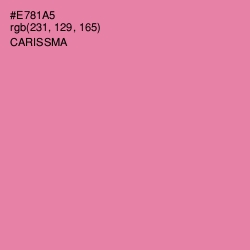 #E781A5 - Carissma Color Image