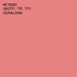 #E78283 - Geraldine Color Image