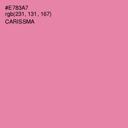 #E783A7 - Carissma Color Image