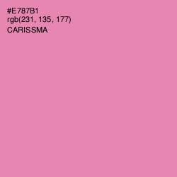 #E787B1 - Carissma Color Image