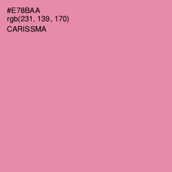 #E78BAA - Carissma Color Image