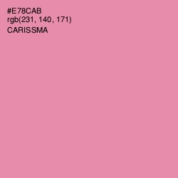 #E78CAB - Carissma Color Image