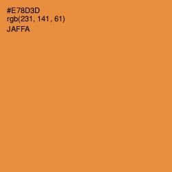 #E78D3D - Jaffa Color Image