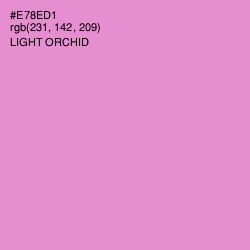 #E78ED1 - Light Orchid Color Image