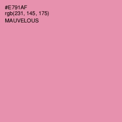 #E791AF - Mauvelous Color Image