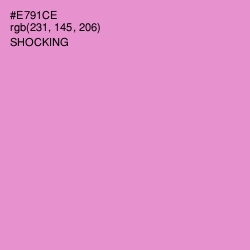 #E791CE - Shocking Color Image