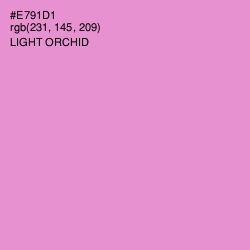 #E791D1 - Light Orchid Color Image