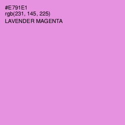 #E791E1 - Lavender Magenta Color Image