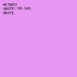 #E796F2 - Lavender Magenta Color Image