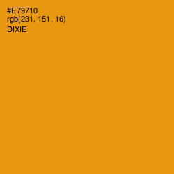 #E79710 - Dixie Color Image