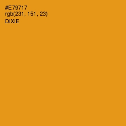 #E79717 - Dixie Color Image