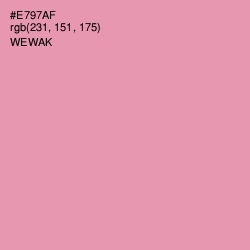 #E797AF - Wewak Color Image