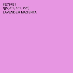 #E797E1 - Lavender Magenta Color Image