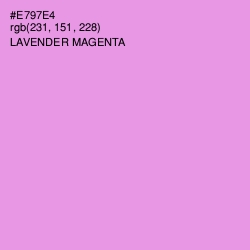 #E797E4 - Lavender Magenta Color Image