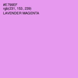 #E799EF - Lavender Magenta Color Image