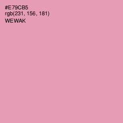 #E79CB5 - Wewak Color Image