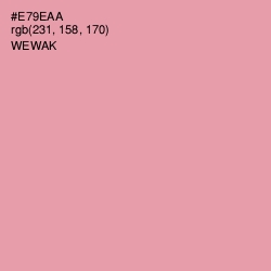 #E79EAA - Wewak Color Image