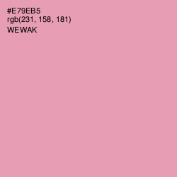 #E79EB5 - Wewak Color Image