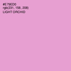 #E79ED0 - Light Orchid Color Image