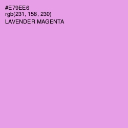 #E79EE6 - Lavender Magenta Color Image