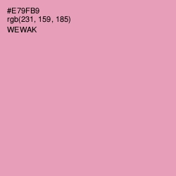 #E79FB9 - Wewak Color Image