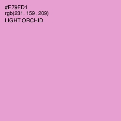 #E79FD1 - Light Orchid Color Image