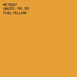 #E7A037 - Fuel Yellow Color Image