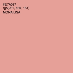 #E7A097 - Mona Lisa Color Image