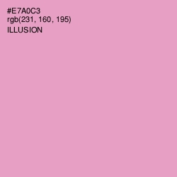 #E7A0C3 - Illusion Color Image