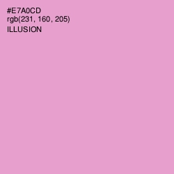 #E7A0CD - Illusion Color Image