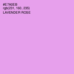 #E7A0EB - Lavender Rose Color Image