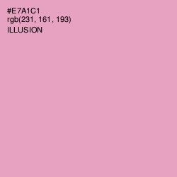 #E7A1C1 - Illusion Color Image