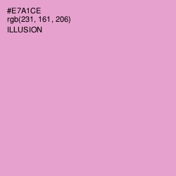 #E7A1CE - Illusion Color Image
