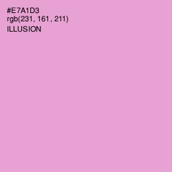 #E7A1D3 - Illusion Color Image