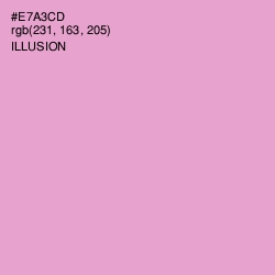 #E7A3CD - Illusion Color Image