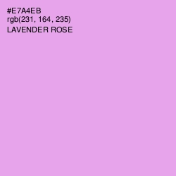 #E7A4EB - Lavender Rose Color Image