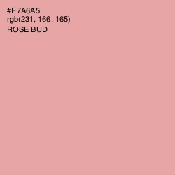 #E7A6A5 - Rose Bud Color Image