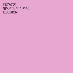 #E7A7D1 - Illusion Color Image