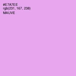 #E7A7EE - Mauve Color Image