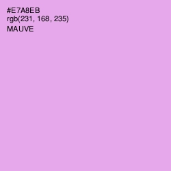 #E7A8EB - Mauve Color Image