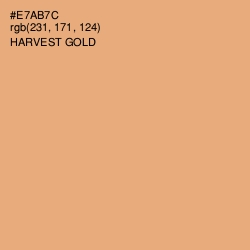 #E7AB7C - Harvest Gold Color Image